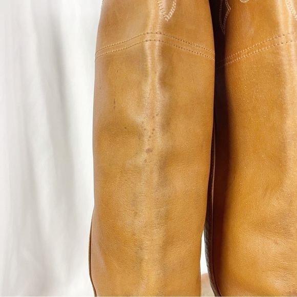 Golden Goose Pony Tall Leather Distressed Riding Boots - Picture 10 of 15